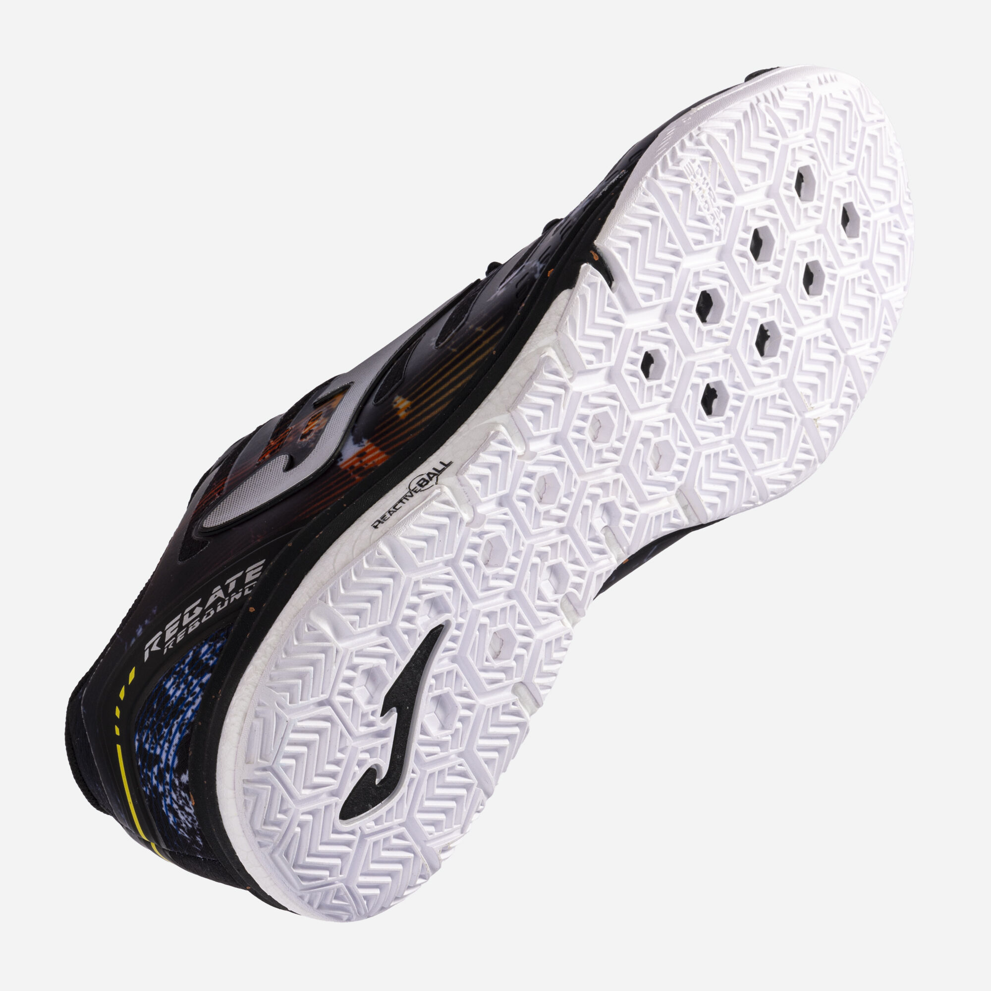 Футзальные кроссовки joma regate rebound 2301 black indoor купить