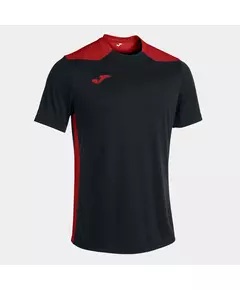 Tricou JOMA CHAMPIONSHIP VI SHORT SLEEVE T-SHIRT BLACK-RED, Articol: 101822.106, Mărime: XS