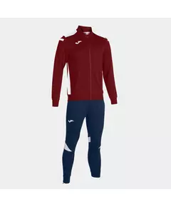 Спортивный костюм JOMA CHAMPIONSHIP VI TRACKSUIT BURGUNDY WHITE NAVY, Артикул: 101953.672, Размер: XS