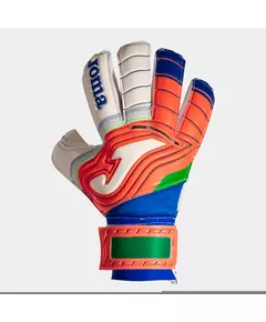 Вратарские перчатки JOMA BRAVE GOALKEEPER GLOVES WHITE FLUOR CORAL, Артикул: 401183.220, Размер: 7