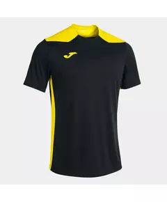 Футболка JOMA CHAMPIONSHIP VI SHORT SLEEVE T-SHIRT BLACK-YELLOW, Артикул: 101822.109, Размер: S