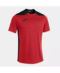 Футболка JOMA CHAMPIONSHIP VI SHORT SLEEVE T-SHIRT RED-BLACK, Артикул: 101822.601, Размер: XL