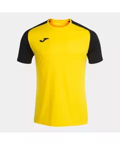Футболка JOMA T-SHIRT ACADEMY IV YELLOW BLACK, Артикул: 101968.901, Размер: M