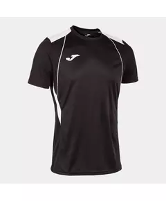 Tricou JOMA CHAMPIONSHIP VII SHORT SLEEVE T-SHIRT BLACK WHITE, Articol: 103081.102, Mărime: L