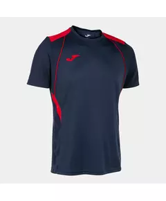 Футболка JOMA CHAMPIONSHIP VII SHORT SLEEVE T-SHIRT NAVY RED, Артикул: 103081.336, Размер: S