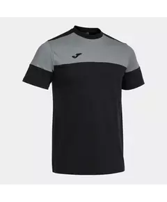 Tricou JOMA CREW V SHORT SLEEVE T-SHIRT BLACK GREY, Articol: 103296.111, Mărime: S