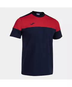 Tricou JOMA CREW V SHORT SLEEVE T-SHIRT NAVY RED, Articol: 103296.336, Mărime: S