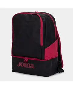 Рюкзак JOMA ESTADIO III BACKPACK BLACK RED, Артикул: 400234.106, Размер: S