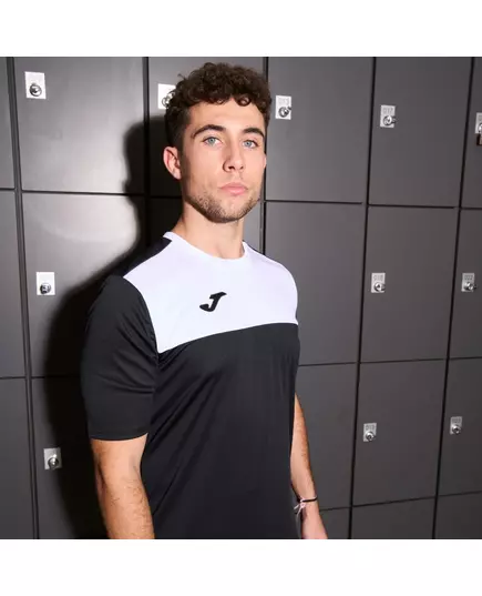 Футболка JOMA T-SHIRT WINNER BLACK WHITE, Артикул: 100946.102, Размер: XS