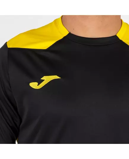 Tricou JOMA CHAMPIONSHIP VI SHORT SLEEVE T-SHIRT BLACK-YELLOW, Article Number: 101822.109, Mărime: S