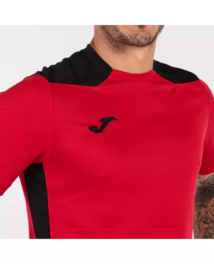 Tricou JOMA CHAMPIONSHIP VI SHORT SLEEVE T-SHIRT RED-BLACK, Article Number: 101822.601, Mărime: XL