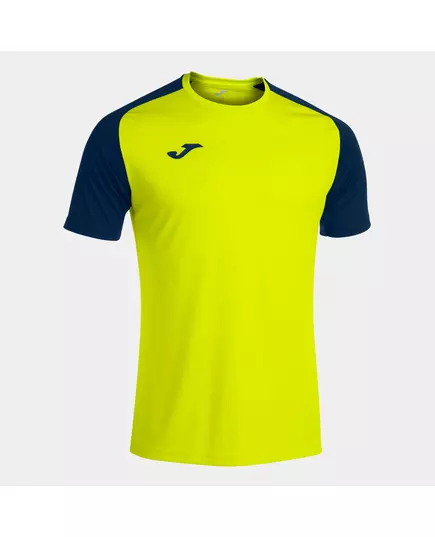 Футболка JOMA T-SHIRT ACADEMY IV YELLOW FLUORESCENT NAVY, Артикул: 101968.063, Размер: M