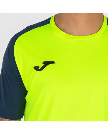 Футболка JOMA T-SHIRT ACADEMY IV YELLOW FLUORESCENT NAVY, Артикул: 101968.063, Размер: M