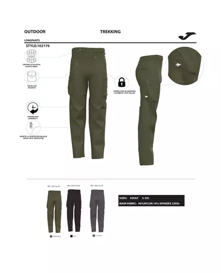 Pantaloni JOMA EXPLORER LONG PANTS KHAKI, Article Number: 102176.474, Mărime: S