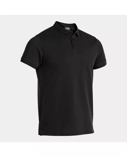 Футболка JOMA PASARELA III SHORT SLEEVE POLO BLACK, Артикул: 102873.100, Размер: S