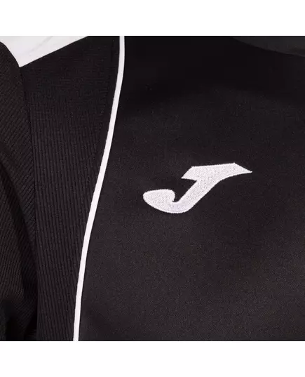 Футболка JOMA CHAMPIONSHIP VII SHORT SLEEVE T-SHIRT BLACK WHITE, Артикул: 103081.102, Размер: L