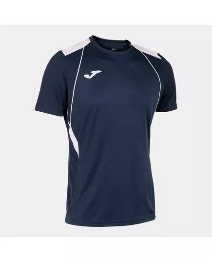 Футболка JOMA CHAMPIONSHIP VII SHORT SLEEVE T-SHIRT NAVY WHITE, Артикул: 103081.332, Размер: 4XS