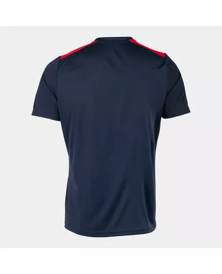 Футболка JOMA CHAMPIONSHIP VII SHORT SLEEVE T-SHIRT NAVY RED, Артикул: 103081.336, Размер: S