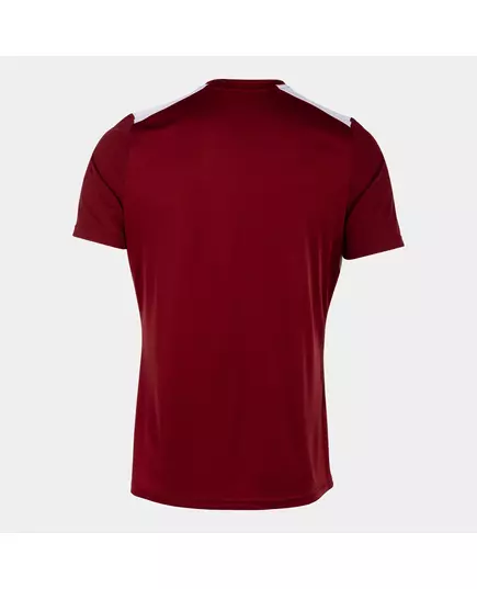 Футболка JOMA CHAMPIONSHIP VII SHORT SLEEVE T-SHIRT BURGUNDY WHITE, Артикул: 103081.672, Размер: S