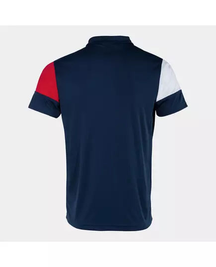 Футболка JOMA CREW V SHORT SLEEVE POLO NAVY RED WHITE, Article Number: 103208.336, Размер: S