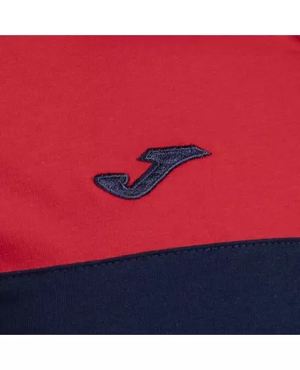 Футболка JOMA CREW V SHORT SLEEVE POLO NAVY RED, Артикул: 103297.336, Размер: XL