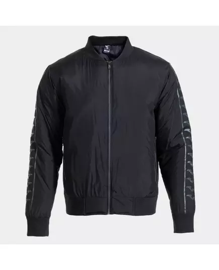 Куртка JOMA ICONO STREET BOMBER JACKET BLACK DARK GRAY, Артикул: 104236.110, Размер: S