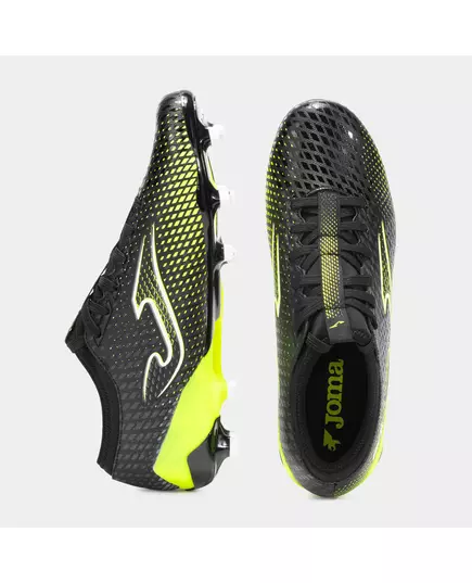 Бутсы JOMA GOL 2501 BLACK FLUOR YELLOW FIRM GROUND, Article Number: GOLW2501FG, Размер: 40