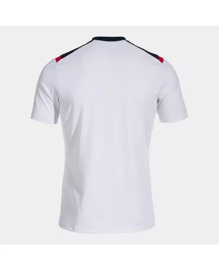 Tricou JOMA TOLEDO SHORT SLEEVE T-SHIRT WHITE NAVY, Articol: 103735.203, Mărime: XS