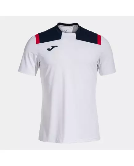Tricou JOMA TOLEDO SHORT SLEEVE T-SHIRT WHITE NAVY, Articol: 103735.203, Mărime: XS