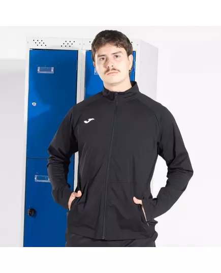 Jachetă JOMA JOMA DOHA II FULL ZIP SWEATSHIRT BLACK, Articol: 103825.100, Mărime: XS