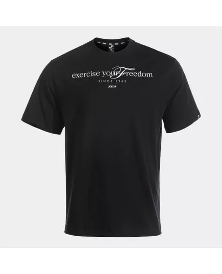 Tricou JOMA MIMETIC SHORT SLEEVE T-SHIRT BLACK, Articol: 104797.100, Mărime: M