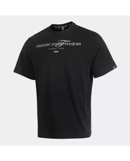 Tricou JOMA MIMETIC SHORT SLEEVE T-SHIRT BLACK, Articol: 104797.100, Mărime: M