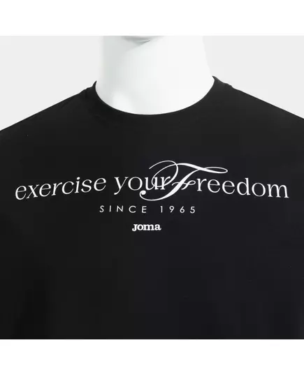Tricou JOMA MIMETIC SHORT SLEEVE T-SHIRT BLACK, Articol: 104797.100, Mărime: M
