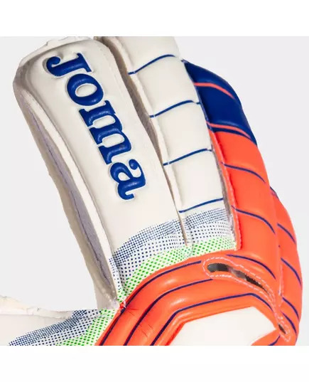 Mănuși JOMA BRAVE GOALKEEPER GLOVES WHITE FLUOR CORAL, Articol: 401183.220, Mărime: 7