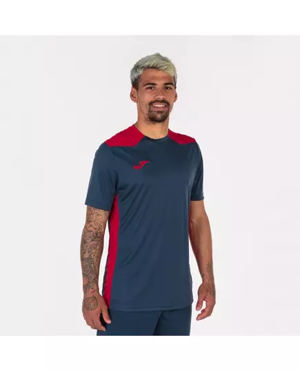 Tricou JOMA CHAMPIONSHIP VI SHORT SLEEVE T-SHIRT NAVY-RED, Articol: 101822.336, Mărime: XL