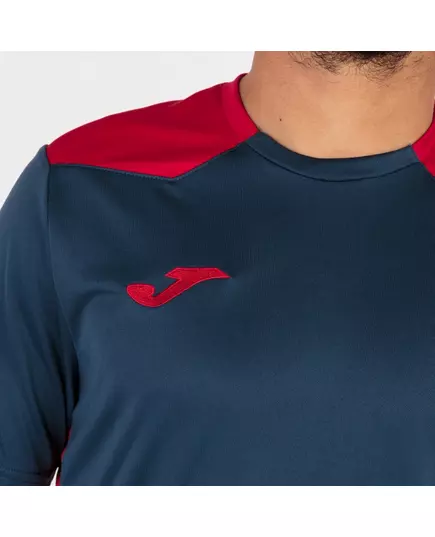 Tricou JOMA CHAMPIONSHIP VI SHORT SLEEVE T-SHIRT NAVY-RED, Articol: 101822.336, Mărime: XL