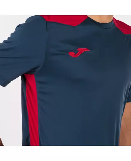 Tricou JOMA CHAMPIONSHIP VI SHORT SLEEVE T-SHIRT NAVY-RED, Articol: 101822.336, Mărime: XL