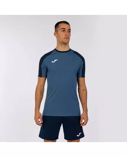 Tricou JOMA ECO CHAMPIONSHIP RECYCLED SHORT SLEEVE T-SHIRT BLUE NAVY, Articol: 102748.773, Mărime: M