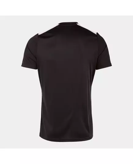 Футболка JOMA CHAMPIONSHIP VII SHORT SLEEVE T-SHIRT BLACK WHITE, Артикул: 103081.102, Размер: 3XS