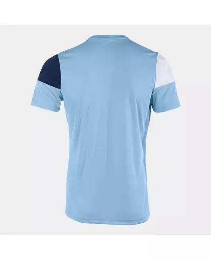 Tricou JOMA CREW V SHORT SLEEVE T-SHIRT SKY BLUE NAVY WHITE, Articol: 103084.353, Mărime: M