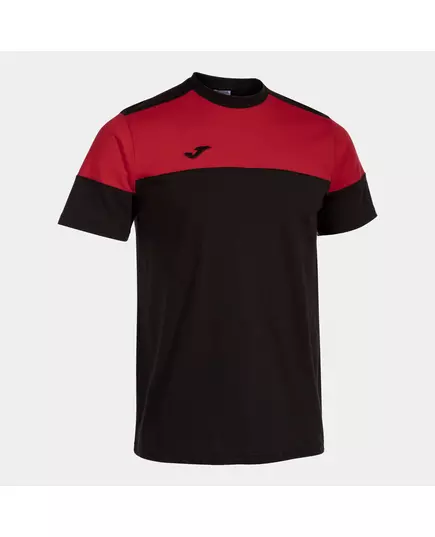 Tricou JOMA CREW V SHORT SLEEVE T-SHIRT BLACK RED, Articol: 103296.106, Mărime: S