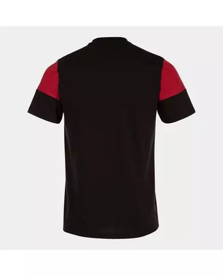 Tricou JOMA CREW V SHORT SLEEVE T-SHIRT BLACK RED, Articol: 103296.106, Mărime: S