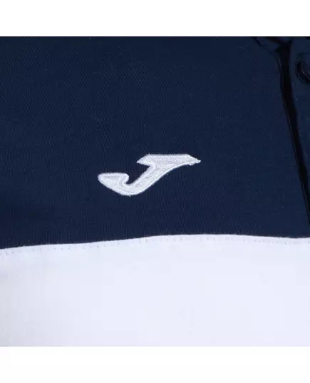 Tricou JOMA CREW V SHORT SLEEVE POLO WHITE NAVY, Articol: 103297.203, Mărime: M