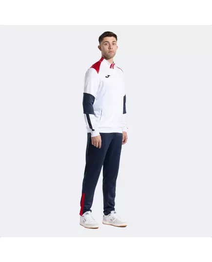 Спортивный костюм JOMA DANUBIO TRACKSUIT WHITE NAVY BLUE, Артикул: 104210.203, Размер: 4XS