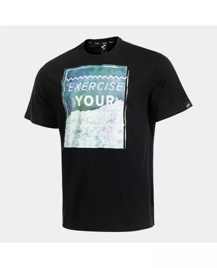 Tricou JOMA CASUAL SHORT SLEEVE T-SHIRT BLACK, Articol: 104620.100, Mărime: S