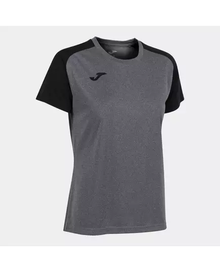 Футболка JOMA T-SHIRT ACADEMY IV GREY MELANGE BLACK, Articol: 901335.251, Mărime: M