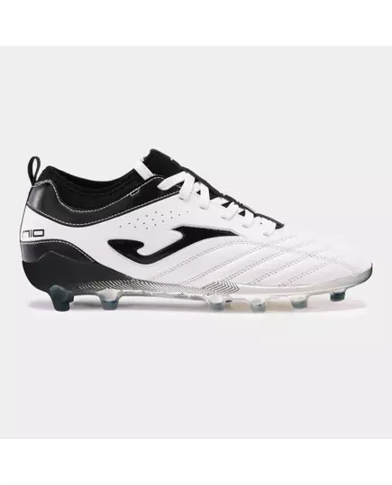 Бутсы JOMA NUMERO-10 2402 WHITE BLACK FIRM GROUND, Артикул: N10W2402FG, Размер: 40.5