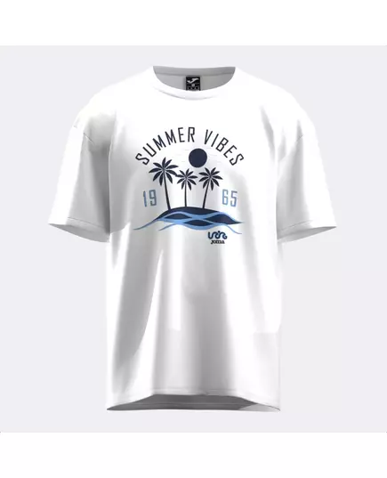 Футболка JOMA SUMMER VIBES SHORT SLEEVE T-SHIRT WHITE, Артикул: 104615.200, Размер: M