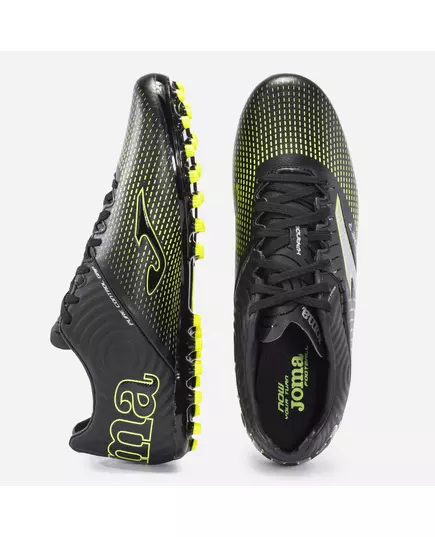 Бутсы JOMA XPANDER 2301 BLACK LEMON FLUOR ARTIFICIAL GRASS, Артикул: XPAS2301AG, Размер: 42.5