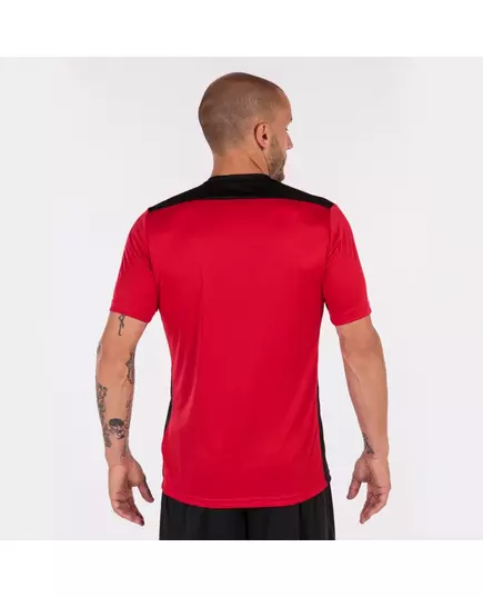 Футболка JOMA CHAMPIONSHIP VI SHORT SLEEVE T-SHIRT RED-BLACK, Артикул: 101822.601, Размер: XL